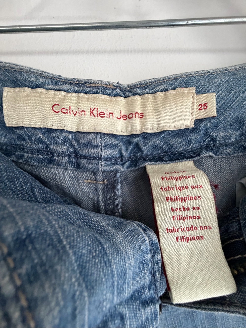 Vintage Calvin Klein Jeans Light Wash Flared Women's Jeans - Picture 3 of 3